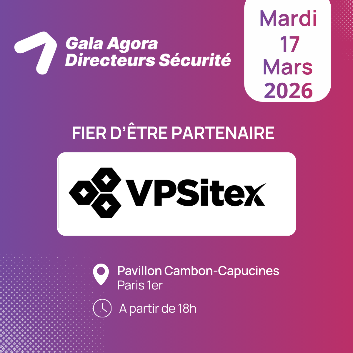 Gala des Directeurs de la Sécurité-Sûreté 2026